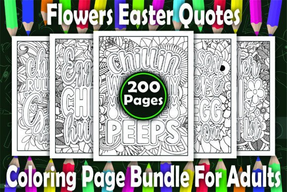 200 Flowers Easter Quotes Coloring Pages: A Smart, Scalable Asset for Your KDP Business