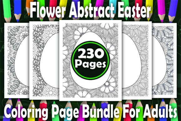 230 Flowers Easter Coloring Pages for Adults: A Smart KDP Asset for Print-on-Demand Sellers