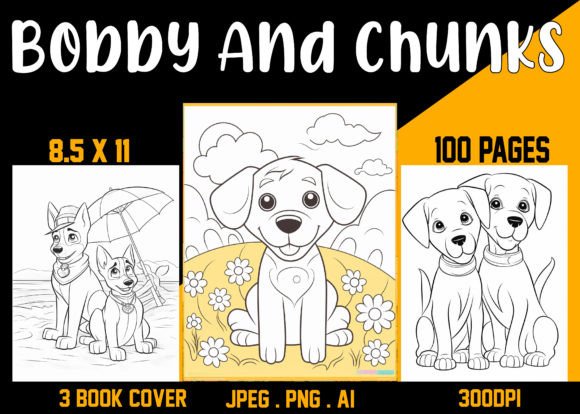 Bobby and Chunks 2 Coloring Page 01