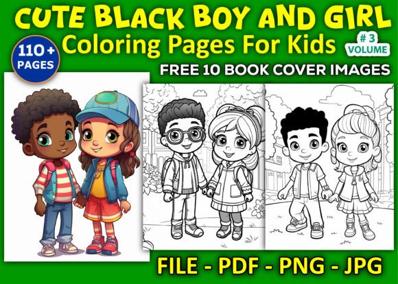 Cute Black Boy and Girl Coloring Pages: A Thoughtful, Joyful, and Market-Ready Resource for Kids and Creators