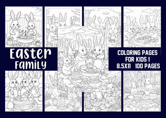 Easter Family Gathering Pages