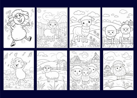 Easter Lamb Coloring Pages
