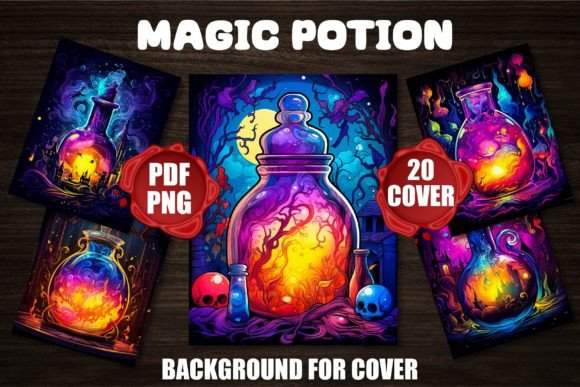 Magic Potion Backgrounds for Cover