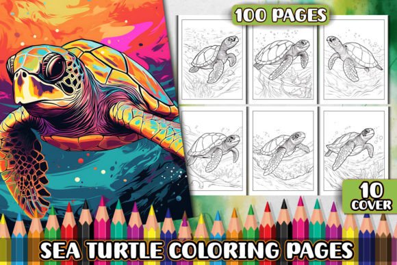 Sea Turtle Coloring Pages for Adults: High-Resolution, Print-Ready Designs Built for KDP Success