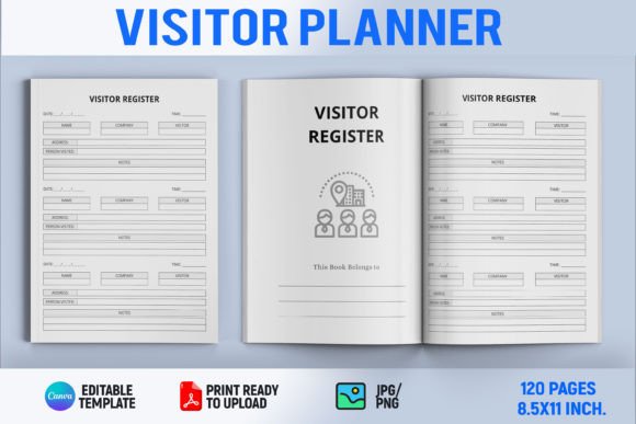 Visitor Planner Canva Template