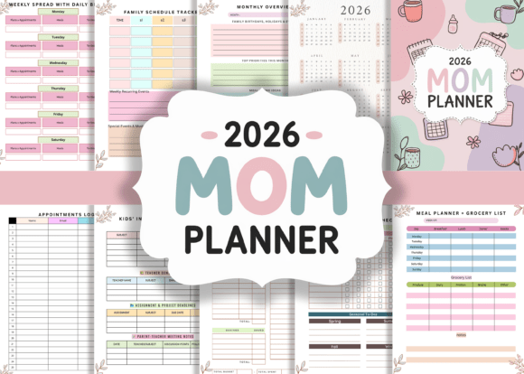 Why the 2026 Mom Planner 👩👧 KDP Interiors Is More Than Just a Calendar